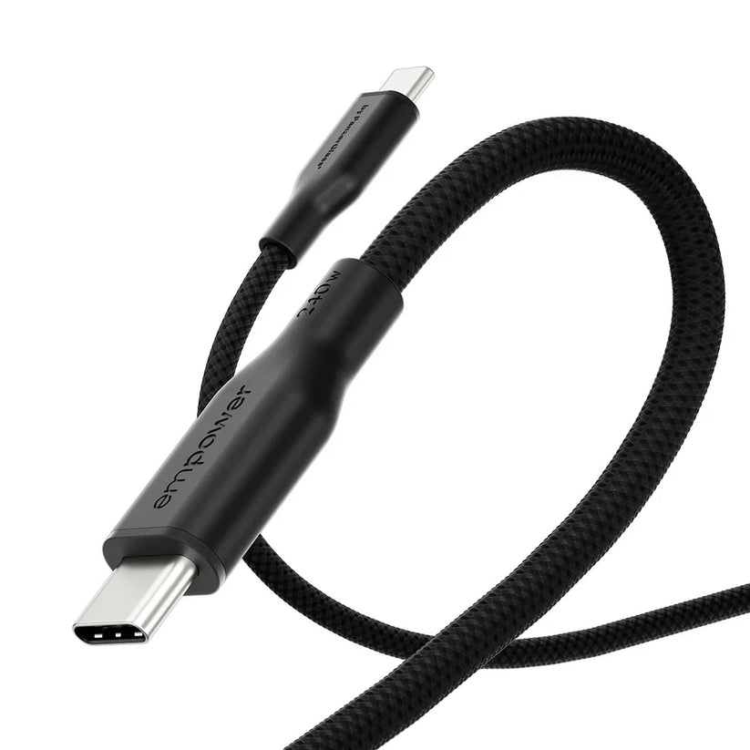 EmPower Racing by PanzerGlass - kabel USB-C USB-C 240W 2m czarny