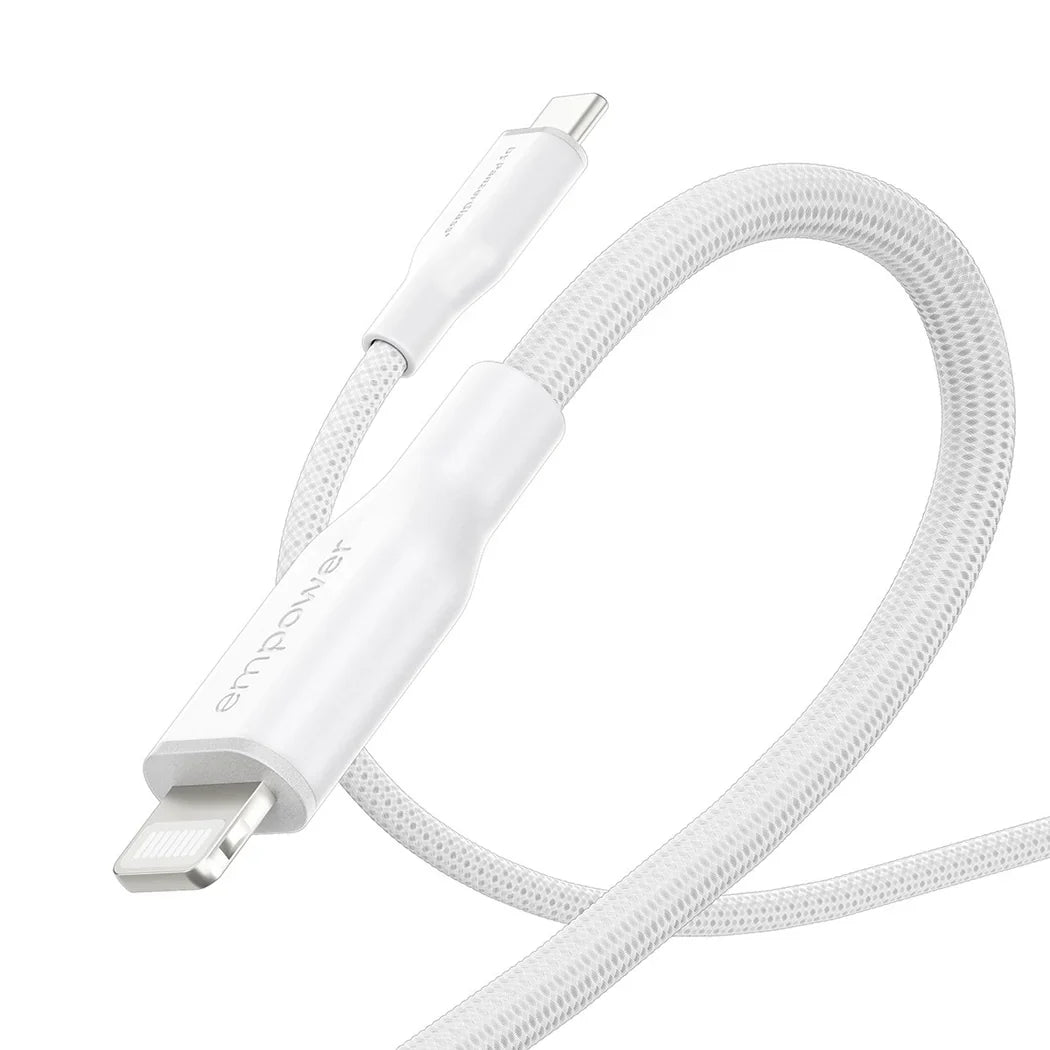 EmPower Racing by PanzerGlass - kabel USB-C Lightning 60W 1,2m biały