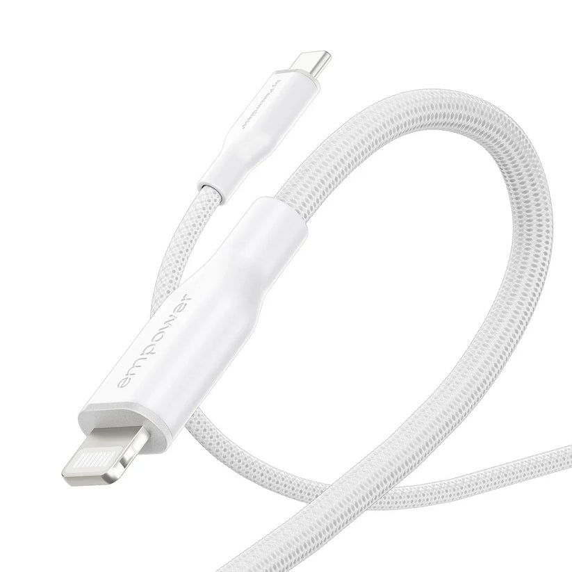 EmPower Racing by PanzerGlass - kabel USB-C Lightning 60W 1,2m biały