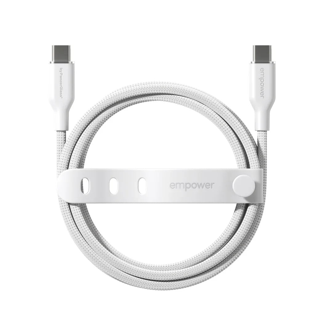 EmPower Racing by PanzerGlass - kabel USB-C USB-C 60W 1,2m biały