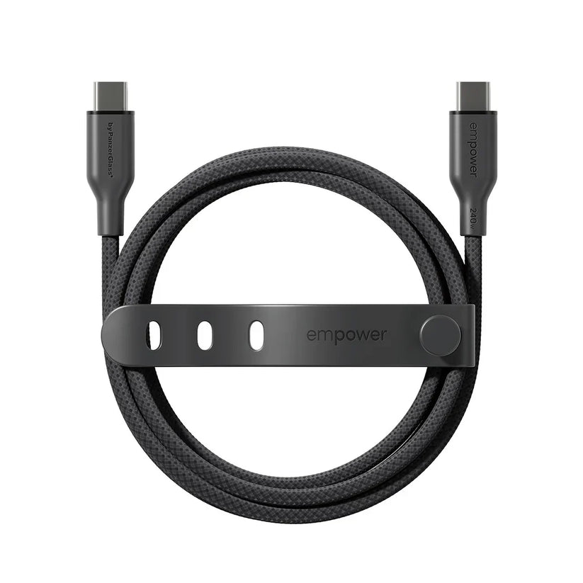 EmPower Racing by PanzerGlass - kabel USB-C USB-C 240W 1,2m czarny