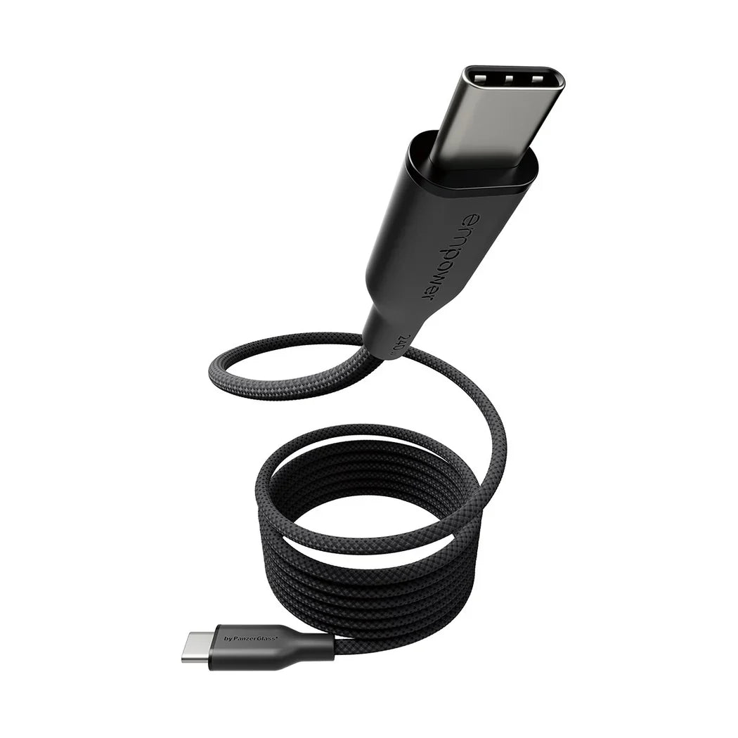 EmPower Magnetic by PanzerGlass - kabel magnetyczny USB-C USB-C 240W 1,5m czarny