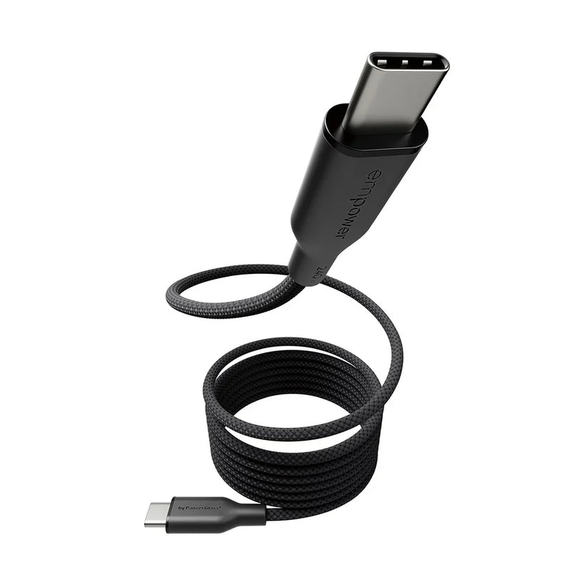 EmPower Magnetic by PanzerGlass - kabel magnetyczny USB-C USB-C 240W 1,5m czarny