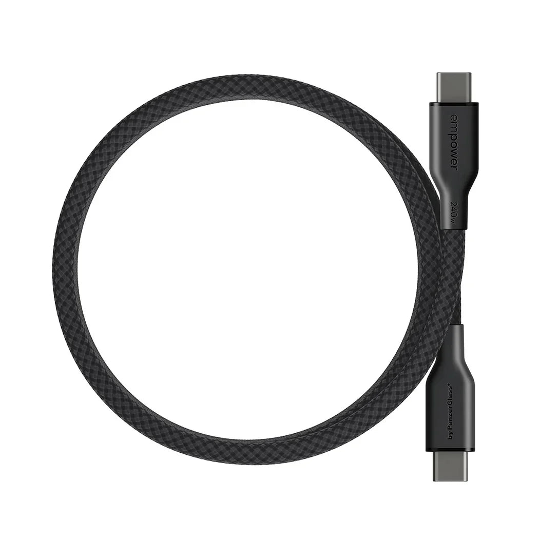 EmPower Magnetic by PanzerGlass - kabel magnetyczny USB-C USB-C 240W 1,5m czarny