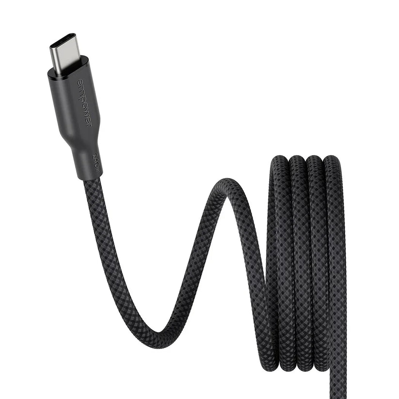 EmPower Magnetic by PanzerGlass - kabel magnetyczny USB-C USB-C 240W 1,5m czarny