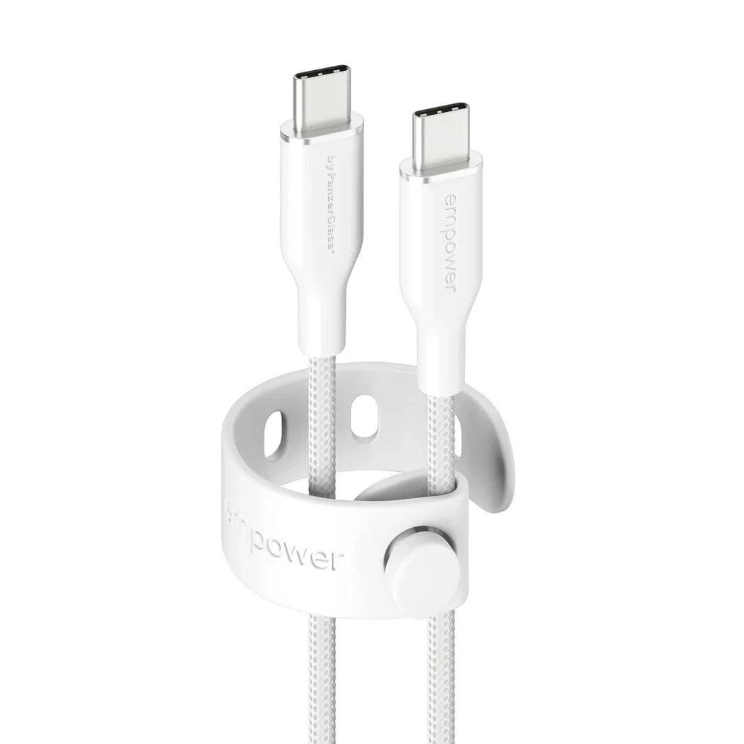 EmPower Racing by PanzerGlass - kabel USB-C USB-C 60W 2m biały