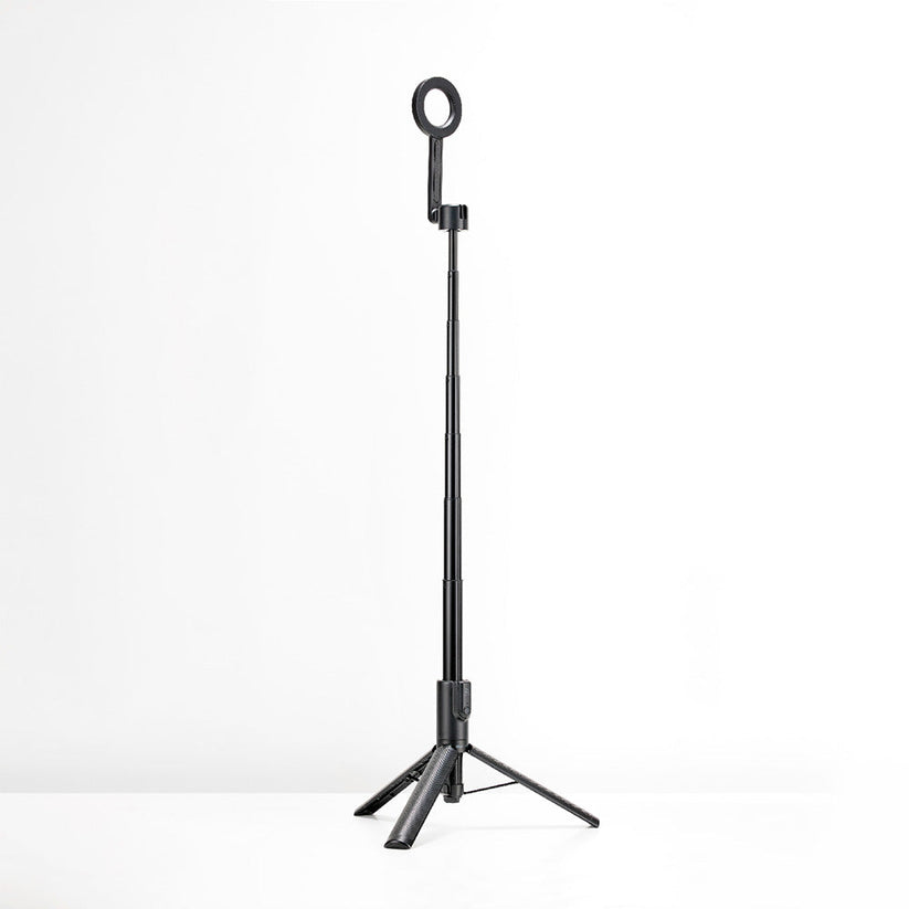 Adam Elements Selfie Pro - magnetyczny selfie stick bluetooth ze statywem i lampką LED czarny