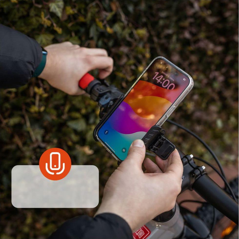 FIXED Bikee Plus - uchwyt rowerowy do telefonu czarny
