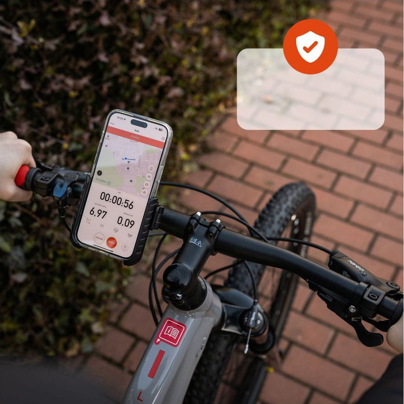 FIXED Bikee Plus - uchwyt rowerowy do telefonu czarny