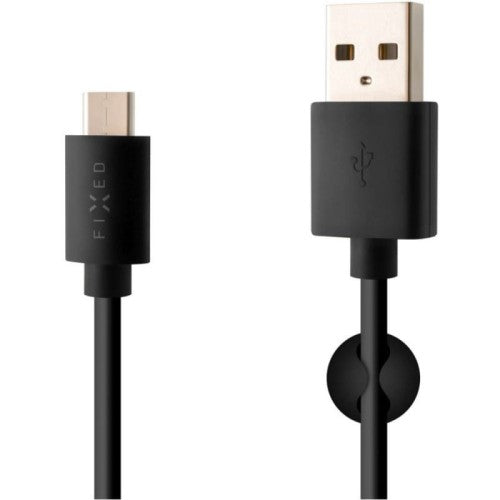 Kabel FIXED USB-A USB-C 1m czarny