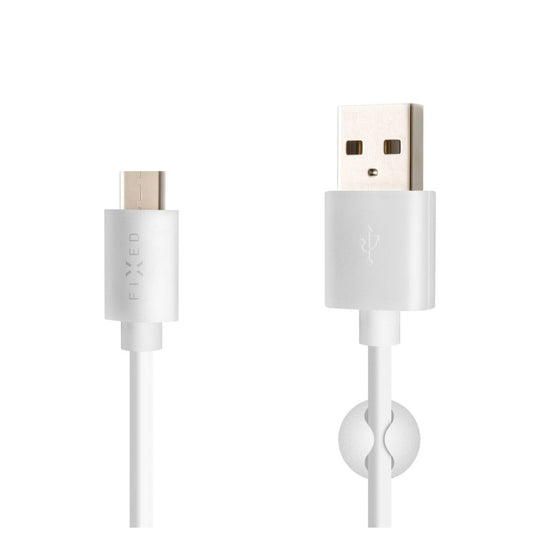 Kabel FIXED USB-A USB-C 1m biały