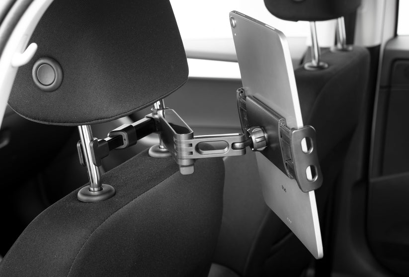 FIXED Tab Passenger 2 - uchwyt z wysięgnikiem na zagłówek do urządzeń o przekątnej ekranu 7-11" czarny