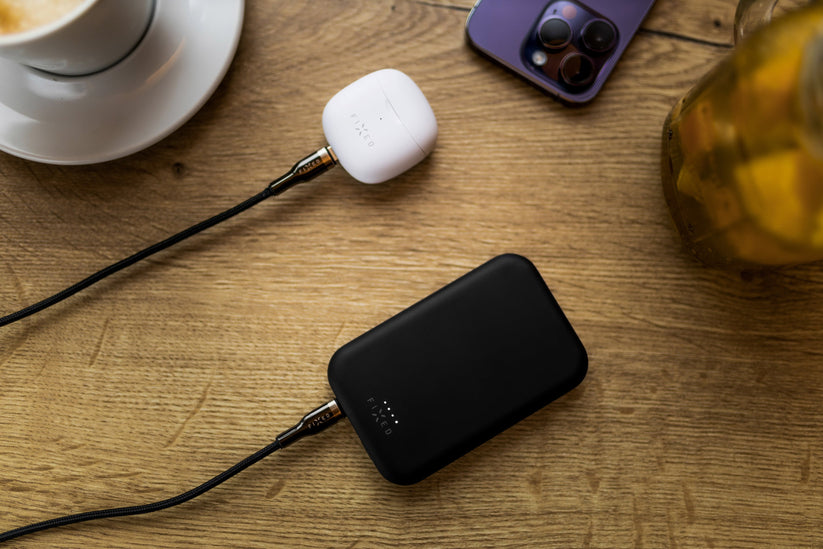 FIXED MagZen - powerbank z MagSafe 1X USB-C PD 20W 6000 mAh czarny