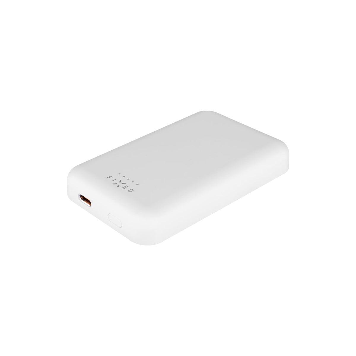 FIXED MagZen - powerbank z MagSafe 1X USB-C PD 20W 6000 mAh biały