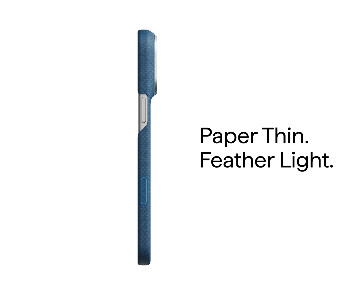Pitaka Edge Case - etui MagSafe do iPhone 18 Pro / 17 Pro abyss blue
