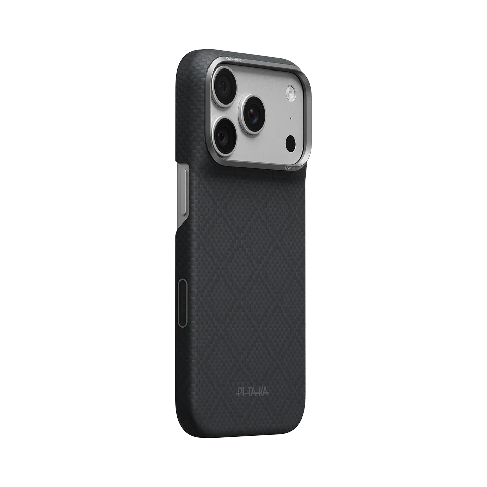 Pitaka Edge Case - etui MagSafe do iPhone 18 Pro / 17 Pro lava black