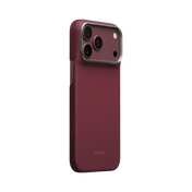 Pitaka Edge Case - etui MagSafe do iPhone 18 Pro Max / 17 Pro Max burgundowy