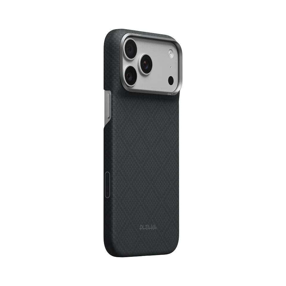 Pitaka Edge Case - etui MagSafe do iPhone 18 Pro Max / 17 Pro Max lava black