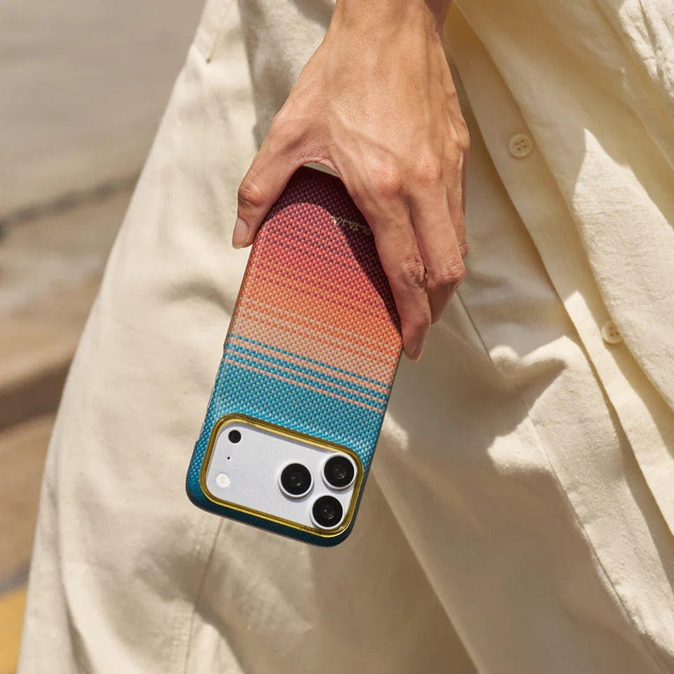 Pitaka Edge Case - etui MagSafe do iPhone 18 Pro / 17 Pro sunset california dream