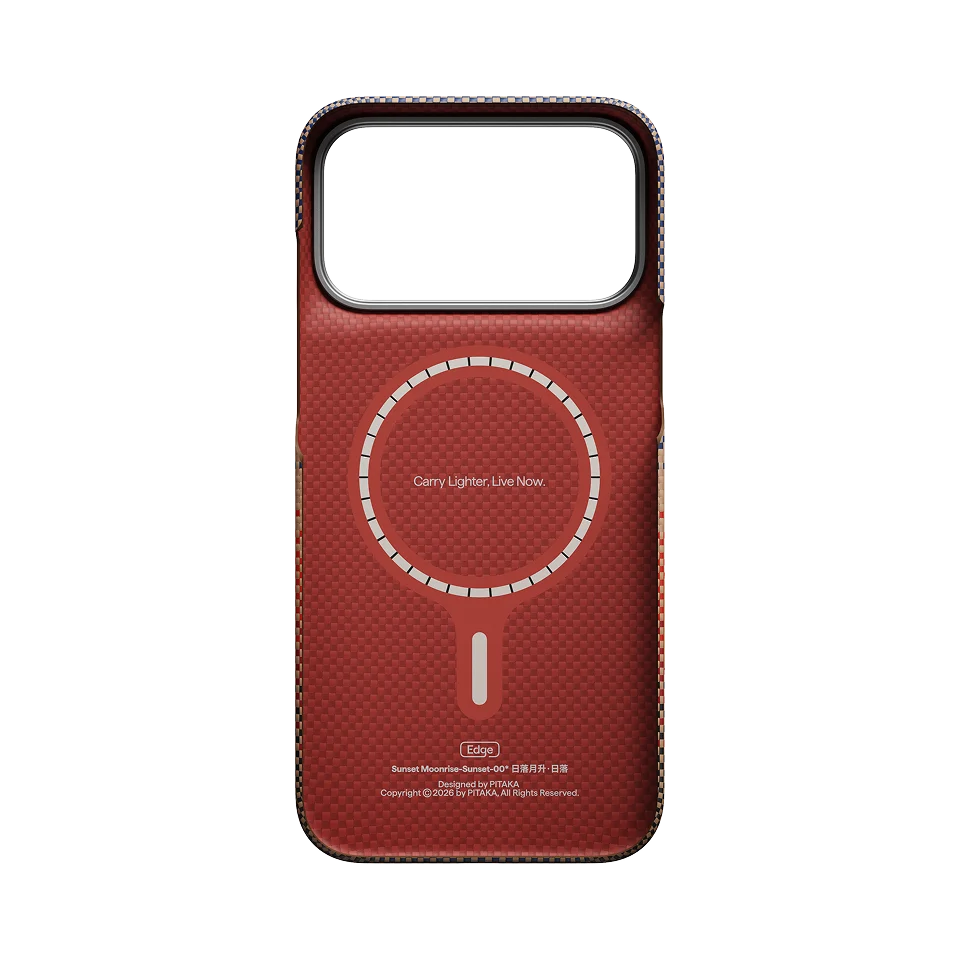 Pitaka Edge Case - etui MagSafe do iPhone 18 Pro Max / 17 Pro Max moonrise sunset