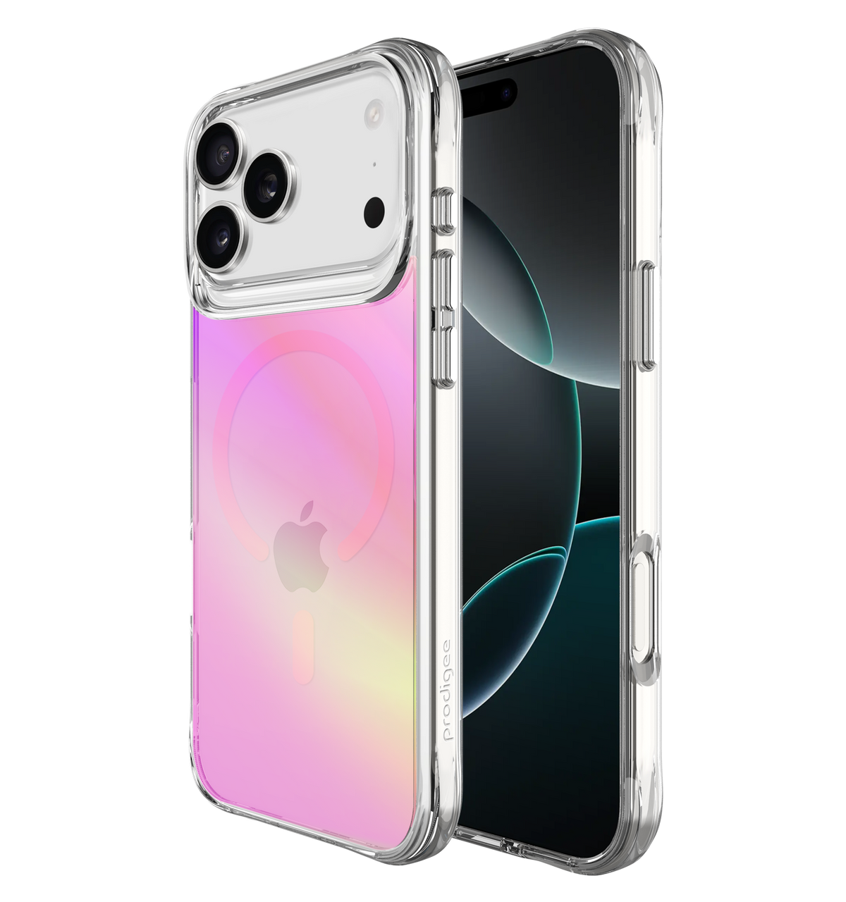Prodigee Glow - etui z Magsafe do iPhone 17 Pro Max iridescent