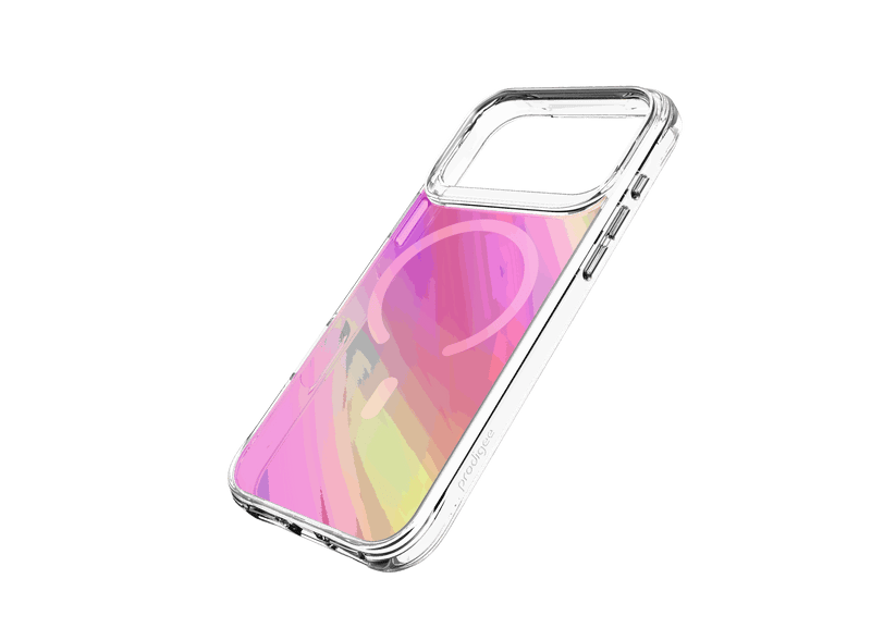 Prodigee Glow - etui z Magsafe do iPhone 17 Pro iridescent