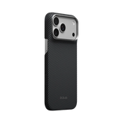 Pitaka Edge Case - etui MagSafe do iPhone 18 Pro Max / 17 Pro Max czarny/szary