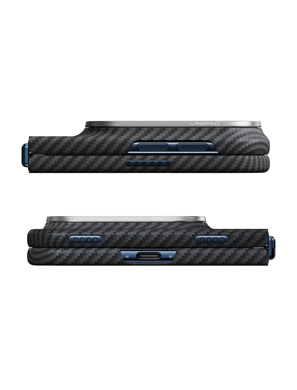 Pitaka Edge Case - etui MagSafe do iPhone Duo czarny/szary