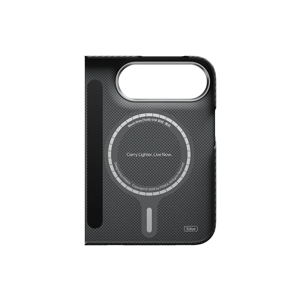 Pitaka Edge Case - etui MagSafe do iPhone Duo czarny/szary