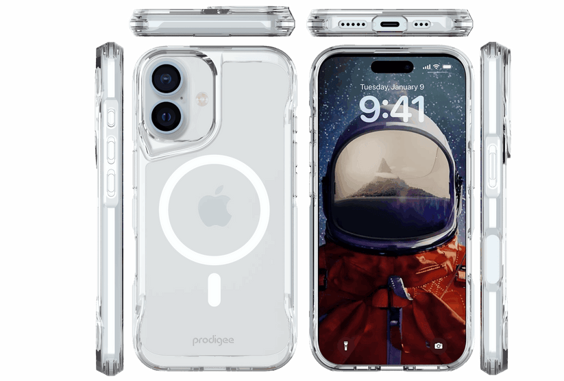 Prodigee SuperHero - etui z MagSafe do iPhone 17 clear