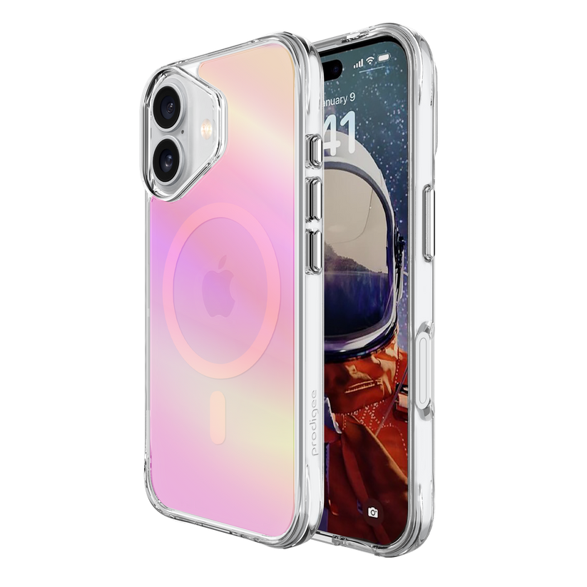 Prodigee Glow - etui z Magsafe do iPhone 17 iridescent