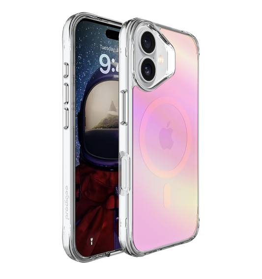 Prodigee Glow - etui z Magsafe do iPhone 17 iridescent