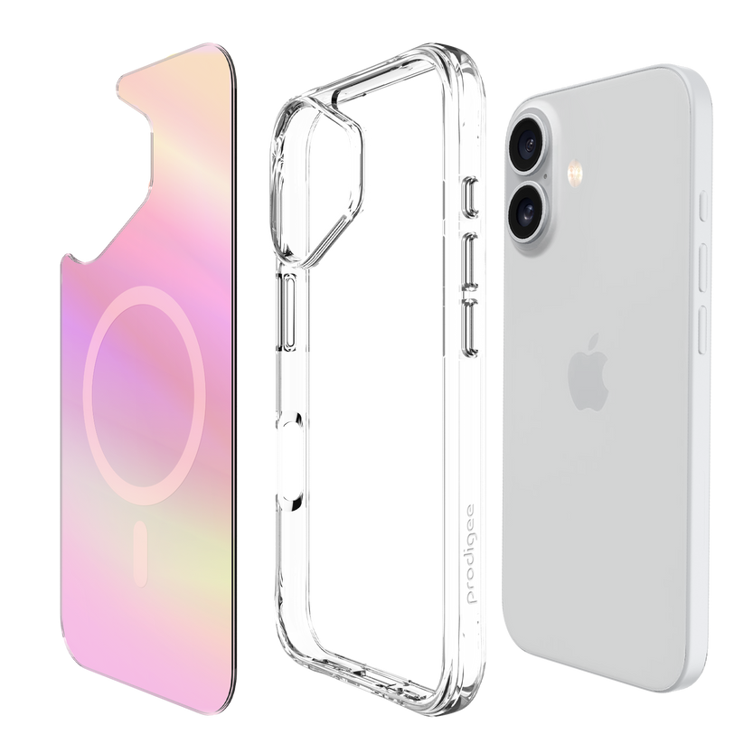 Prodigee Glow - etui z Magsafe do iPhone 17 iridescent