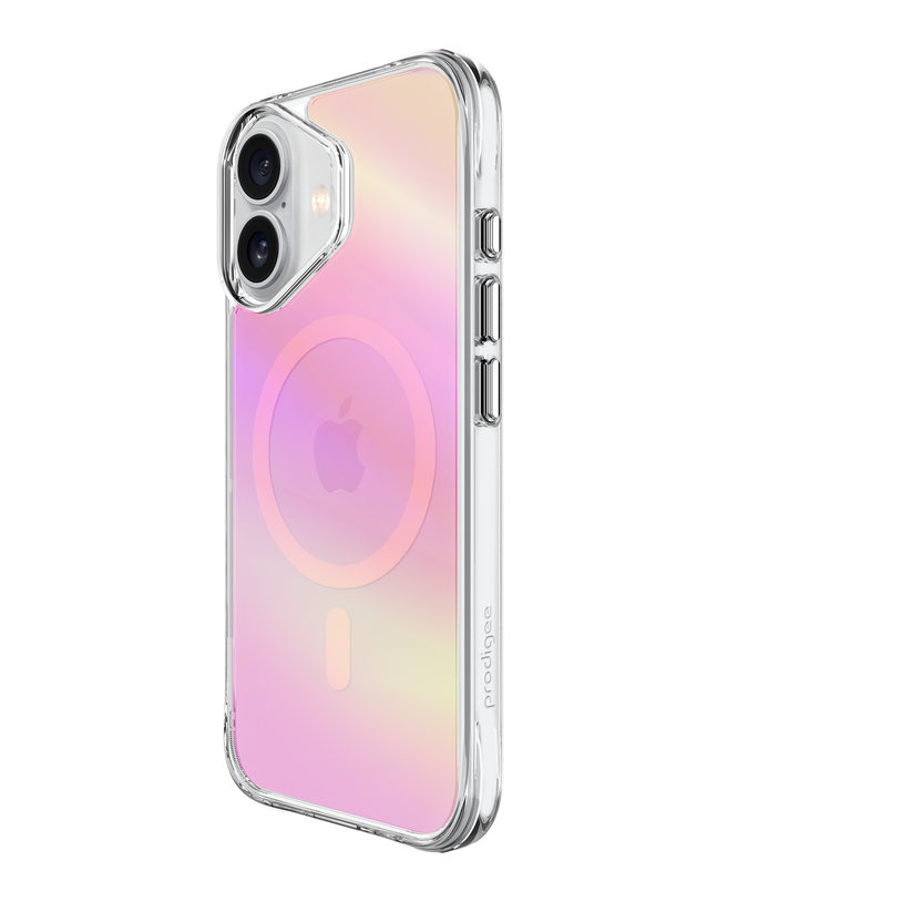 Prodigee Glow - etui z Magsafe do iPhone 17 iridescent