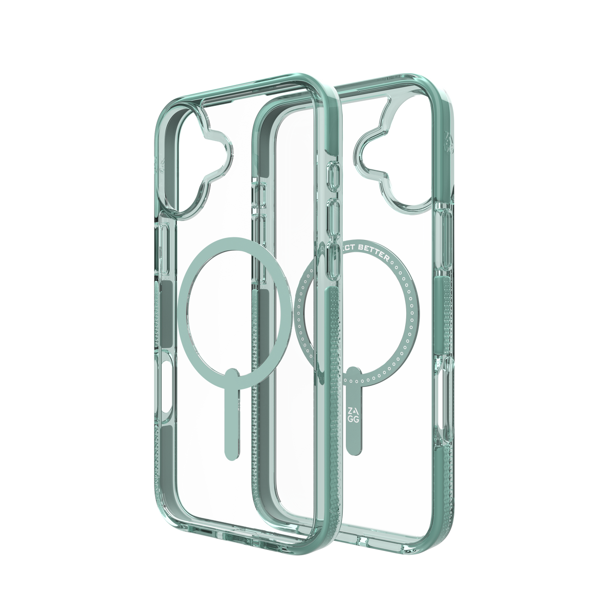 ZAGG Santa Cruz Snap - etui do iPhone 16 Plus przeźroczyste zielone