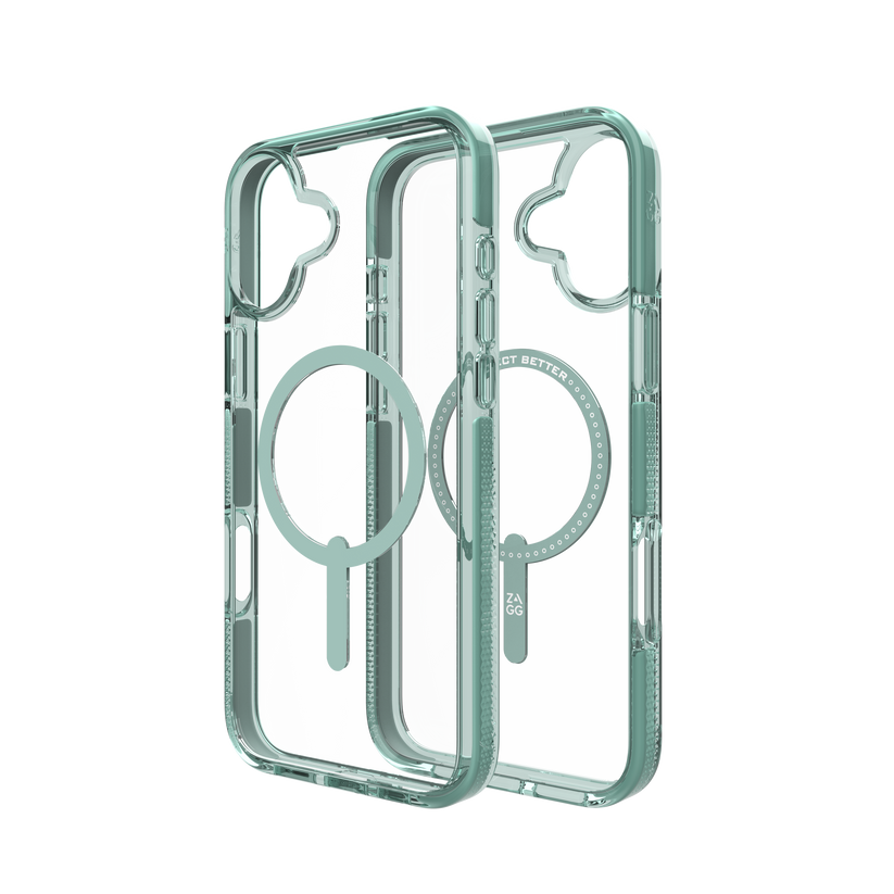 ZAGG Santa Cruz Snap - etui do iPhone 16 Plus przeźroczyste zielone