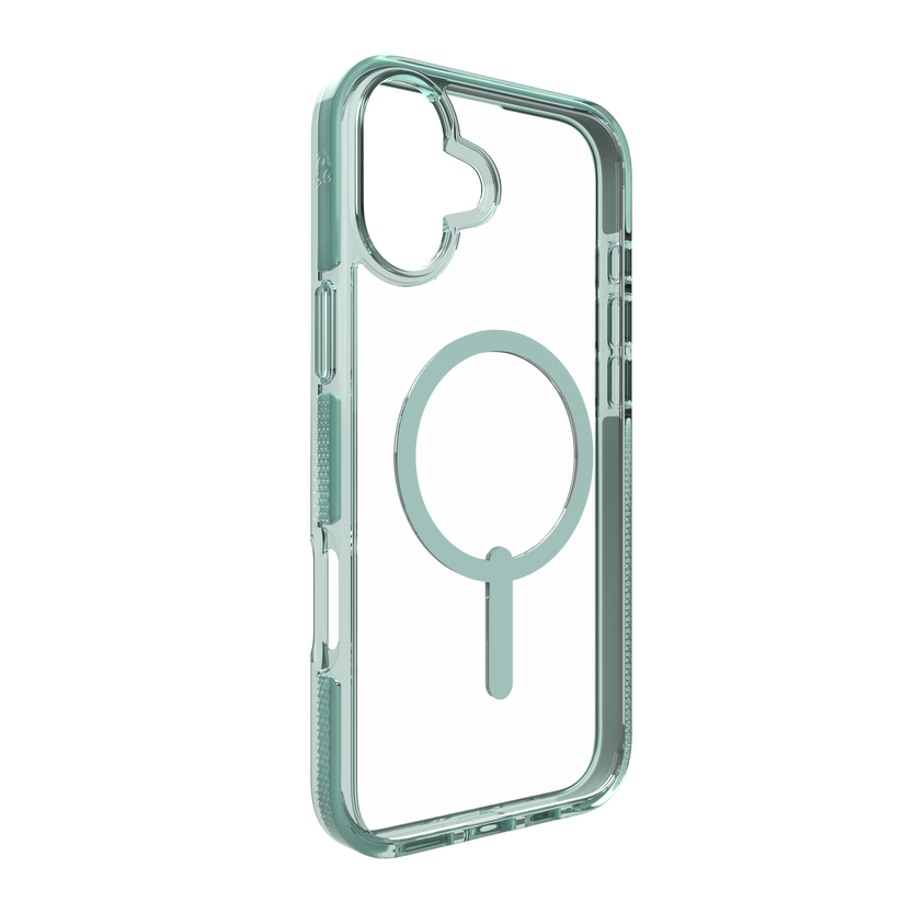 ZAGG Santa Cruz Snap - etui do iPhone 16 Plus przeźroczyste zielone