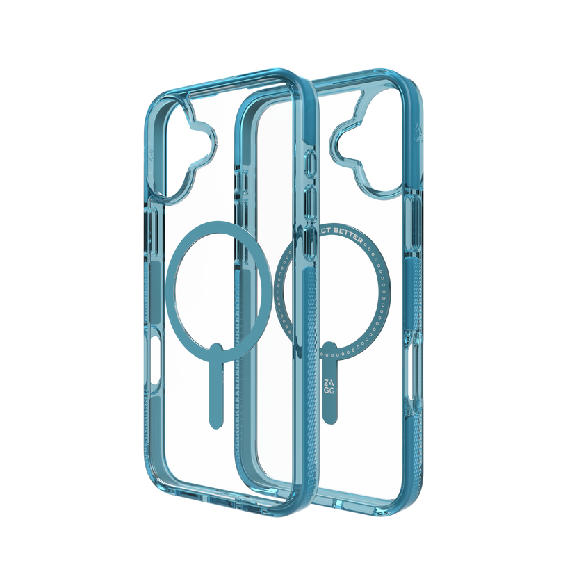 ZAGG Santa Cruz Snap - etui do iPhone 16 Plus przeźroczyste niebieskie