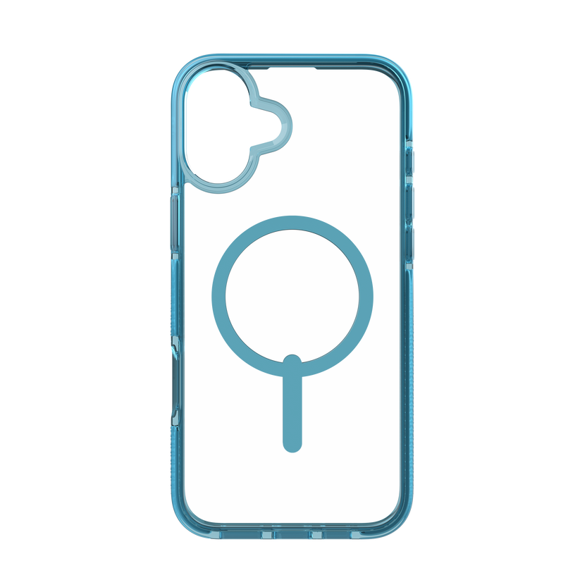 ZAGG Santa Cruz Snap - etui do iPhone 16 Plus przeźroczyste niebieskie