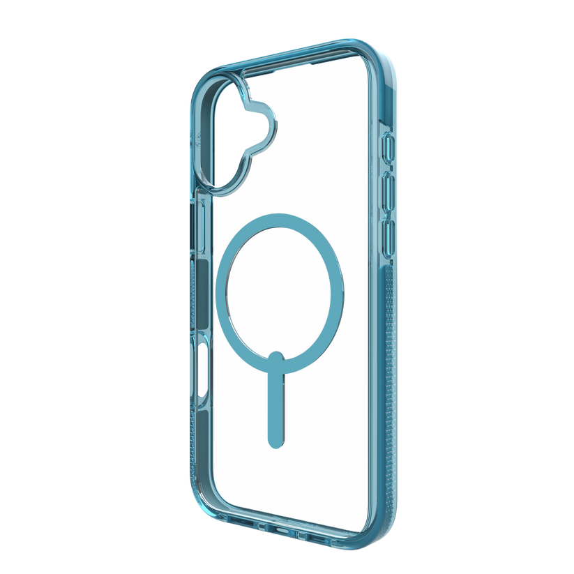 ZAGG Santa Cruz Snap - etui do iPhone 16 Plus przeźroczyste niebieskie