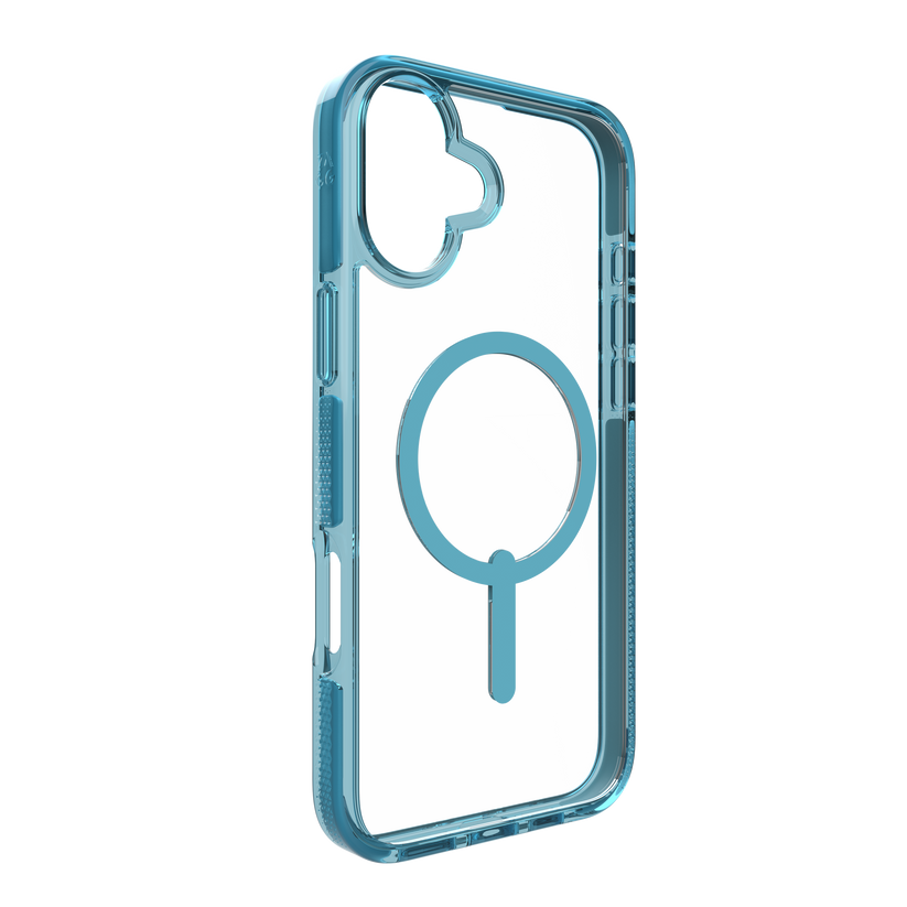 ZAGG Santa Cruz Snap - etui do iPhone 16 Plus przeźroczyste niebieskie