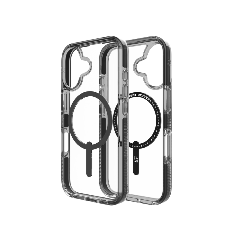 ZAGG Santa Cruz Snap - etui do iPhone 16 przeźroczyste czarne