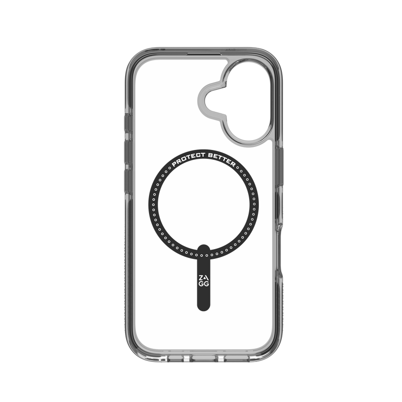 ZAGG Santa Cruz Snap - etui do iPhone 16 przeźroczyste czarne