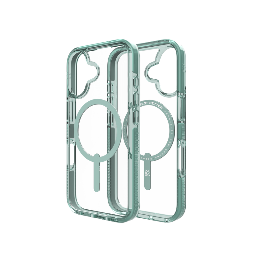 ZAGG Santa Cruz Snap - etui do iPhone 16 przeźroczyste zielone
