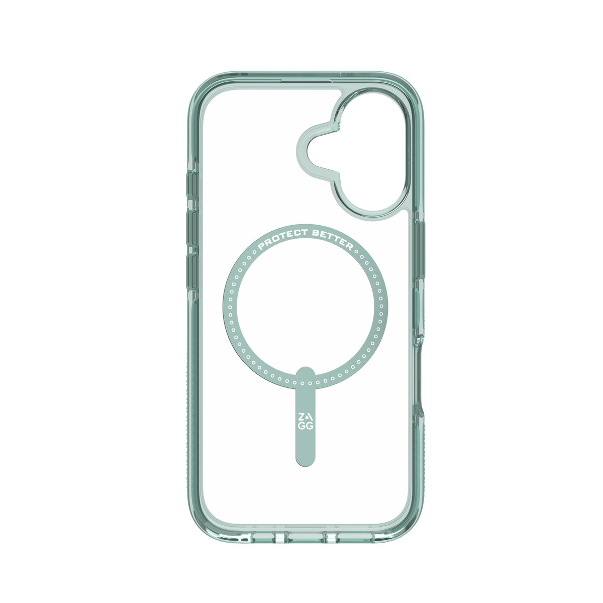 ZAGG Santa Cruz Snap - etui do iPhone 16 przeźroczyste zielone