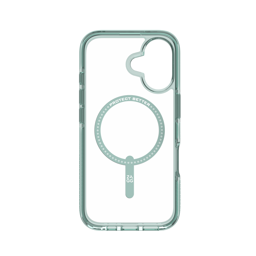 ZAGG Santa Cruz Snap - etui do iPhone 16 przeźroczyste zielone