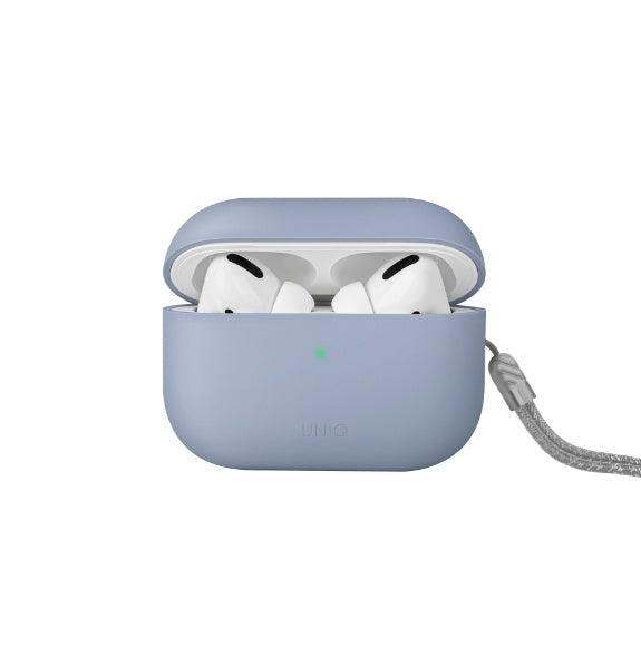 UNIQ Lino - etui silikonowe do AirPods Pro 2 niebieskie