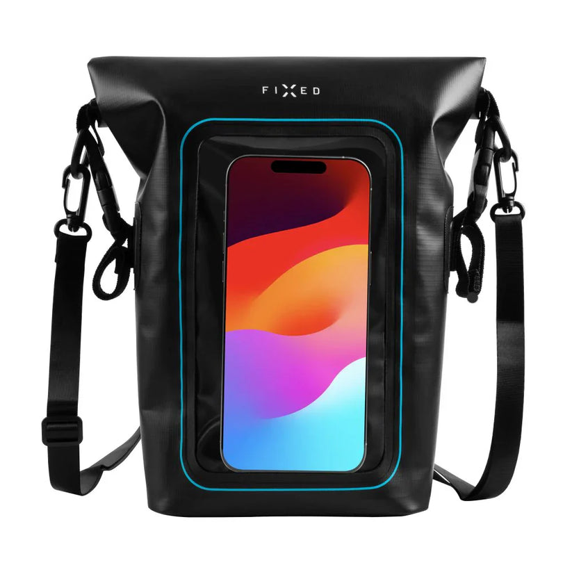 Torba wodoodporna FIXED Float Bag - torba wodoodporna o pojemności 3l przeźroczysta czarna