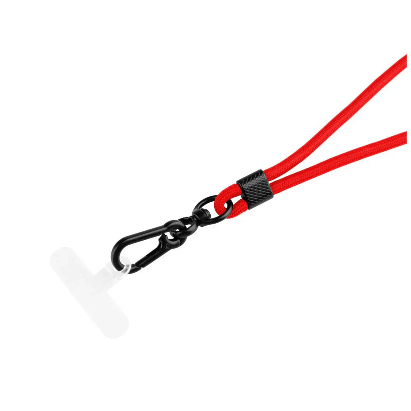 FIXED Universal Lanyard for Mobile Phones - uniwersalna smycz do telefonu czerwona