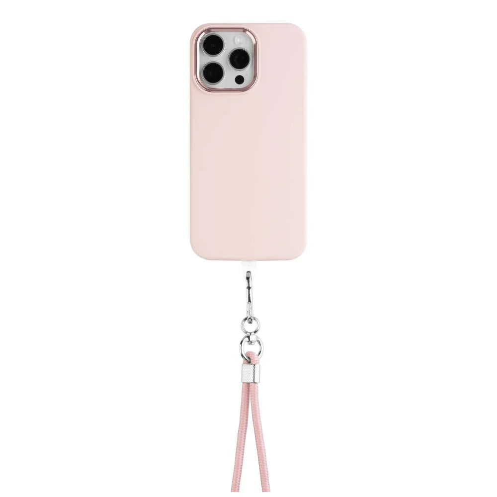 FIXED Universal Lanyard for Mobile Phones - uniwersalna smycz do telefonu różowa
